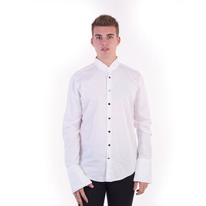 Network Shirt Men size L White